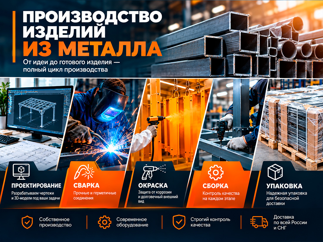 proizvodstvo izdelij iz metalla