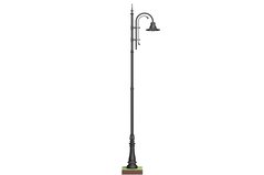 Фонарь Екатерина 6 метров 102 89 76 с кронштейном К В 1 LED Park 8 60 Вт